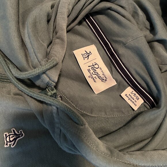 Original Penguin Full Zip Terry Hoodie - Picture 4 of 4